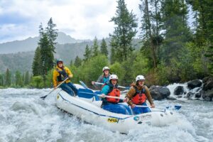 Full Day of Whitewater Rafting with Wyoming River Trips Cody Wyoming. This is an exclusive rafting trip near Yellowstone National Park's East Gate