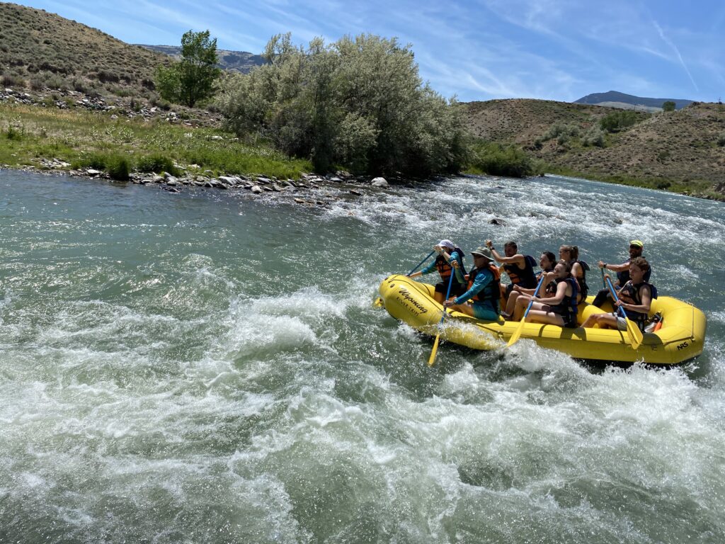 There are so many fun things to do in Cody Wyoming. like a 1 hour or 1/2 day river trip with Wyoming River Trips